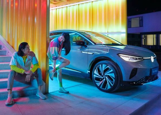 Völlig elektrisches Proautomobil-ev Suv ID4 Crozz mit zu öffnendem Schiebedach für Familienunternehmen