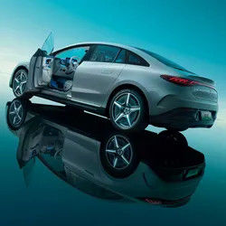 Reine elektrische Reichweite 2023 Mercedess EQE 350 Limousine-292hp 752KM 180km/H