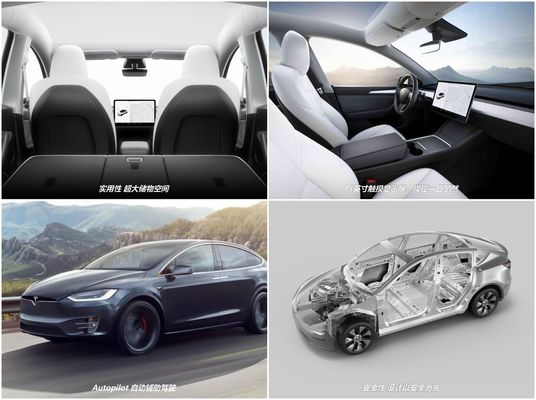 Benutzte Limousine China-Hersteller-New Product Tesla-Modell-Y Long Battery Drives Version